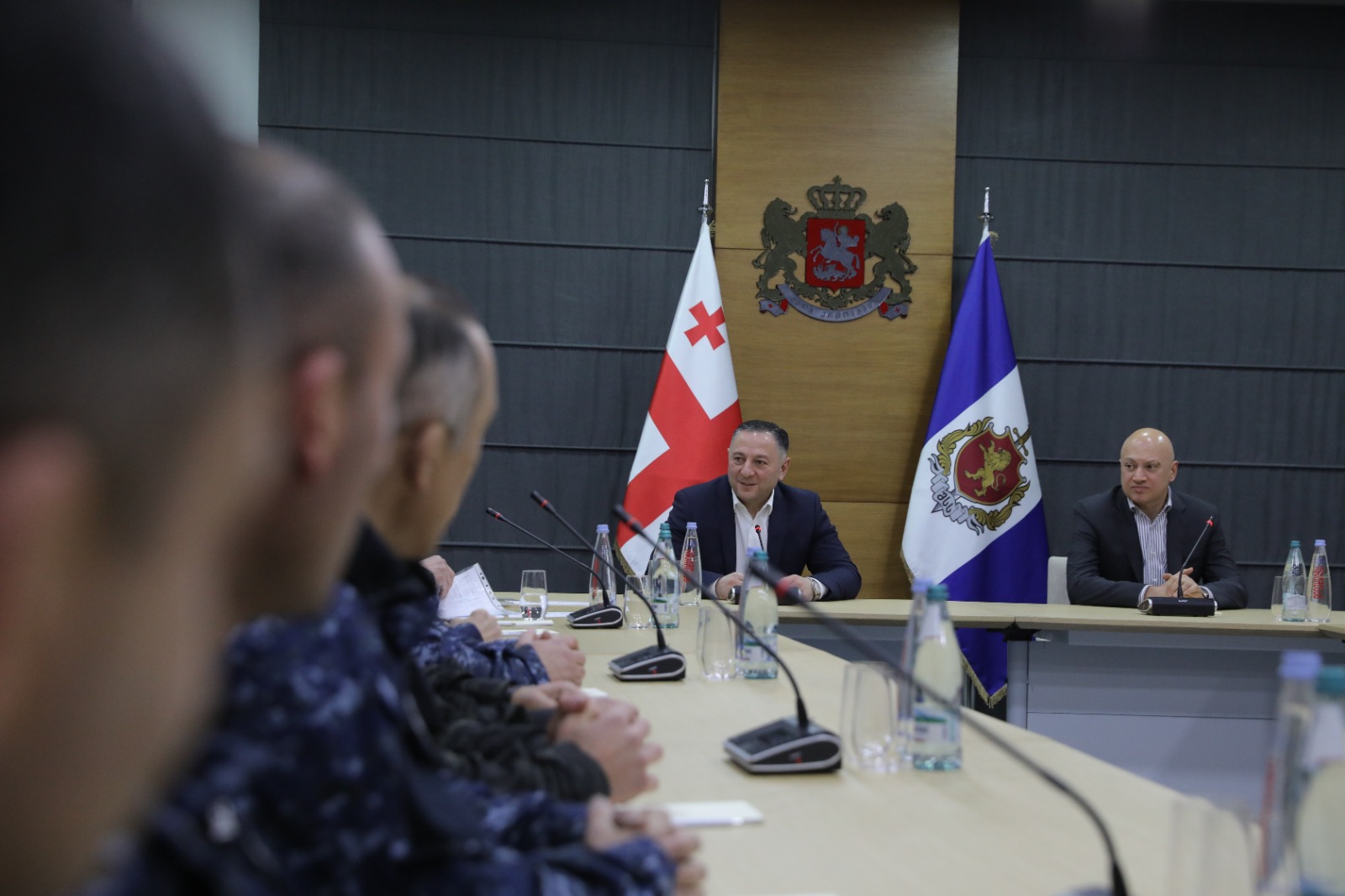 შინაგან საქმეთა მინისტრმა, ვახტანგ გომელაურმა თათბირი გამართა