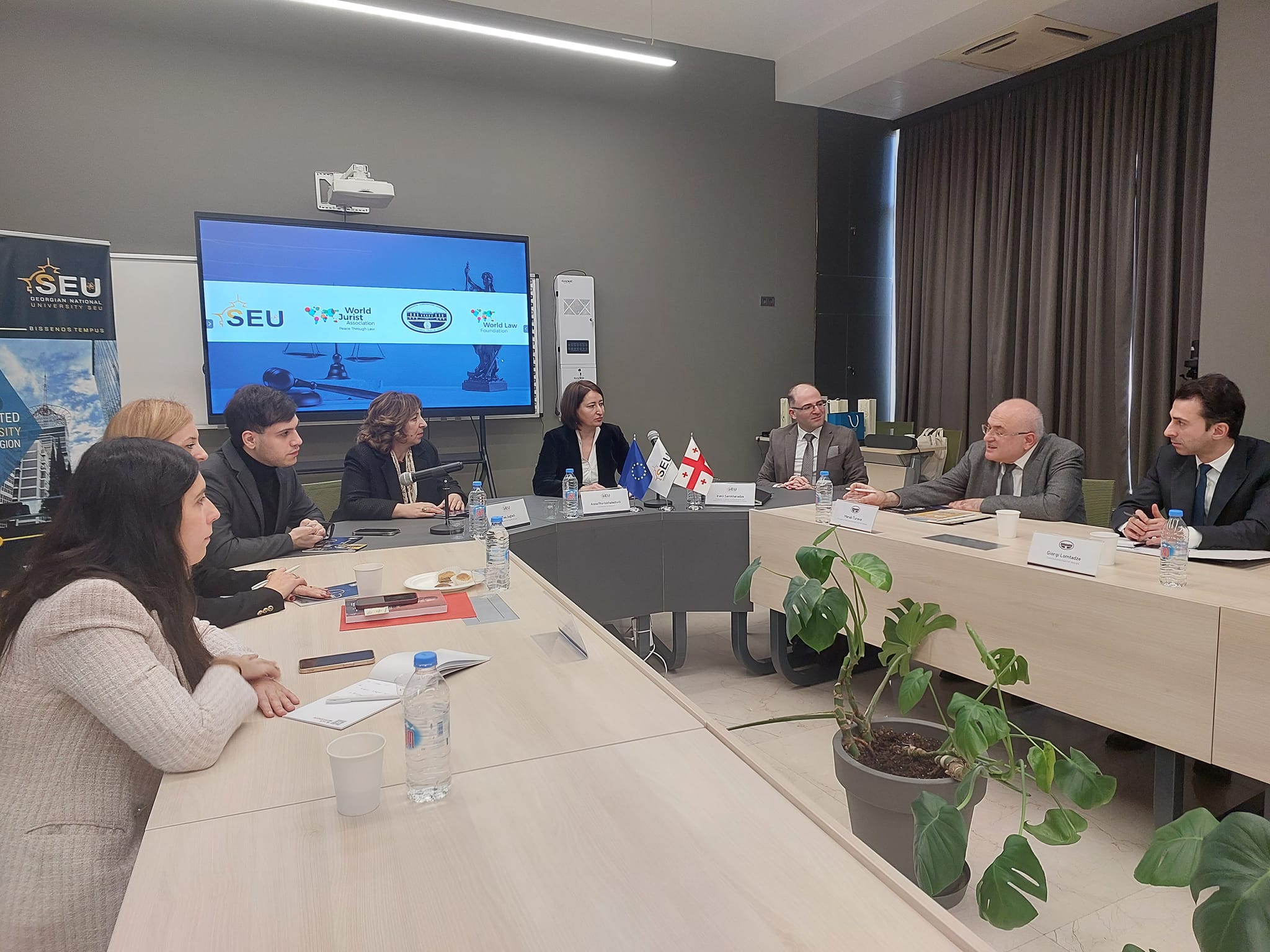 საქართველოს საკონსტიტუციო სასამართლოს თავმჯდომარე მერაბ ტურავამ შეხვედრა გამართა მსოფლიო იურისტთა ასოციაციის (WJA) აღმასრულებელ დირექტორთან