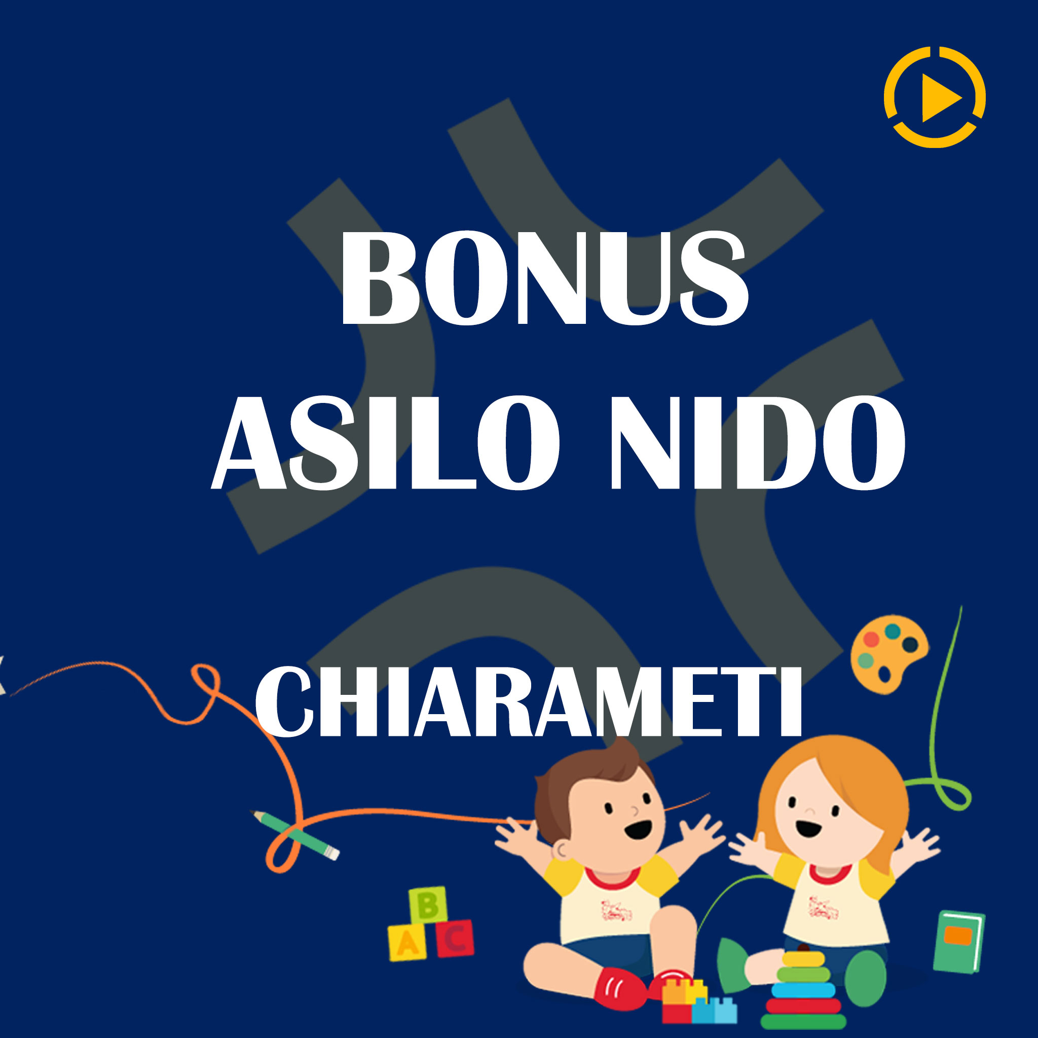 Bonis asilo nido: chiaramenti